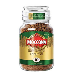 Moccona 摩可纳 意式浓缩冻干速溶咖啡 无蔗糖黑咖啡 400g