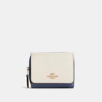 COACH 蔻驰 Small Trifold Wallet In Colorblock