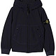 STONE Stone Island Navy Blue Padded Hooded Jacket