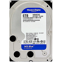 西部数据 蓝盘 WD60EZAZ 3.5英寸 台式机硬盘 6TB
