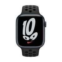 NIKE 耐克 Nike Series 7 GPS Anthracite Black Nike Silicon Sport Band Watch, 45mm