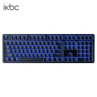 ikbc R300蓝光无线机械键盘 R300蓝光 有线108键 红轴