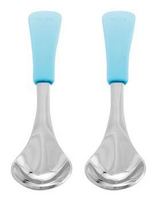 Avanchy Baby's Stainless Steel & Silicone Spoons, Set of 2