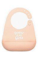 Power To Girls Silicone Bib