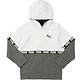 PUMA 彪马 Cotton Fleece Color Block Hoodie (Big Kid)