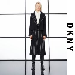donnakaran唐纳卡兰唐可娜儿双面呢羊毛廓形宽松女式外套