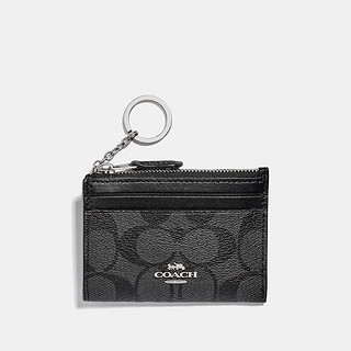 COACH 蔻驰 Mini Skinny Id Case In Signature Canvas