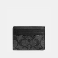 COACH 蔻驰 Slim Id Card Case In Signature Canvas