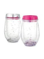 2-Piece Glitter Sippy Cup Set