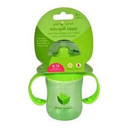 Green Sprouts 小绿芽 BPA free Non Spill Green Sippy Cup, 1 Ea