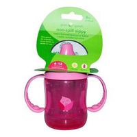 小绿芽 BPA free Non Spill Pink Sippy Cup, 1 Ea