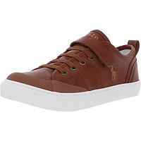 RALPH LAUREN Polo Ralph Lauren Girls Asher II PS Faux Leather Low-Top Fashion Sneakers