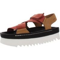 Clarks 其乐 Womens Ranger Elvtd Leather Adjustable Flatform Sandals