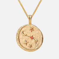 ASTRID&MIYU Astrid & Miyu Women's Zodiac Aries Pendant Necklace - Gold