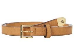 RALPH LAUREN 拉尔夫·劳伦 LRL Logo/Tip Pebbled Leather Belt