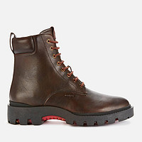 COACH 蔻驰 Coach Men's Citysole Distressed Leather Lace Up Boots - Walnut