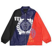 VERSACE 范思哲 Versace Mens Compilation Logo Tri-Color Jacket
