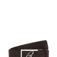 Brioni 3.5cm New Elty Leather Belt