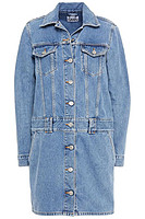 GANNI Denim mini shirt dress