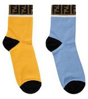 FENDI 芬迪 Set of 2 FF cotton-blend socks