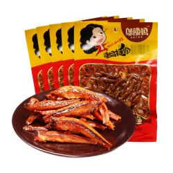 邬辣妈香辣酒鬼鱼麻辣零食45g5包