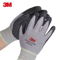 3M 舒适型防滑耐磨手套 灰色L