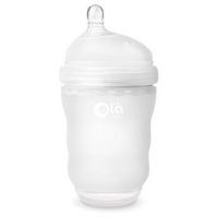 olababy Gentle Bottle Silicone Wide Mouth Baby Bottle 8 oz