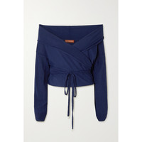 Altuzarra女露肩针织围裹式毛衣NET-A-PORTER