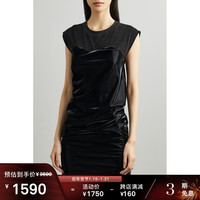 RtA 2021冬季女拼接人造皮革迷你连衣裙NAP/NET-A-PORTER