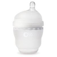 olababy Gentle Bottle Silicone Wide Mouth Baby Bottle 4 oz