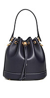 TORY BURCH Tory Burch T Monogram Leather Bucket Bag