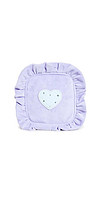 Stoney Clover Lane Velvet Ruffle Mini Heart Pouch