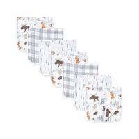 HUDSON Baby Boys Muslin Burp Cloths, Pack of 7