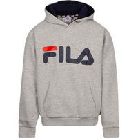 FILA 斐乐 Logo hoodie in grey