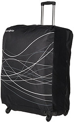 Samsonite 新秀丽 Printed Luggage Cover, Black, Large