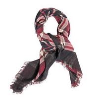 COACH 蔻驰 Coach Horse And Carriage Plaid Print Oversized Square Scarf