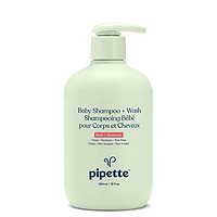 Pipette Baby Shampoo and Wash - Rose and Geranium 12 fl oz