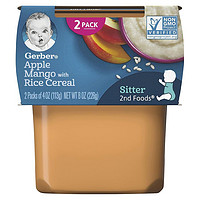 Gerber 嘉宝 Apple Mango with Rice Cereal Baby Food Apple Mango with Rice Cereal