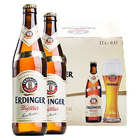 爱尔丁格 ERDINGER德国进口精酿啤酒艾丁格爱尔丁格小麦白啤啤酒 500ml *12瓶保质期到22年3月份