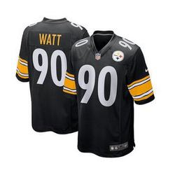 NIKE 耐克 Men's T.J. Watt Black Pittsburgh Steelers Jersey