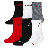 Jordan Legend Crew Socks 6-Pack - Boys' Grade School