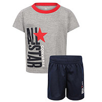 CONVERSE 匡威 Logo two piece set in navy and grey