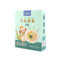 天然世家 宝宝面条 大米/玉米面条 200g 不添加食盐小麦 大米 200g