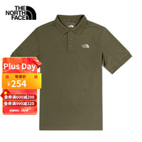 BJ 2021春夏新款TheNorthFace北面短袖t恤男户外柔软舒适棉质polo衫5B1O 7D6 L