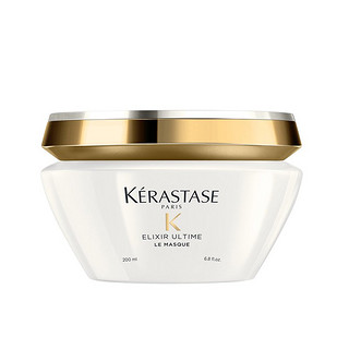 KÉRASTASE 卡诗 法国进口 卡诗（KERASTASE）菁纯润泽发膜200ml/瓶 精油修护 多效滋养 持久光泽闪耀