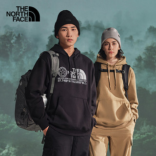 TheNorthFace北面卫衣男女情侣款舒适磨毛保暖连帽长袖套头衫7W87