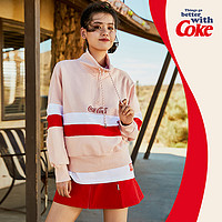 ANTA 安踏 女款运动卫衣新款可口可乐联名时尚上衣
