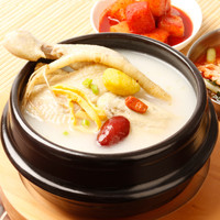 富爸爸 正宗韩式参鸡汤650g半只 朝鲜族人参鸡汤 糯米参鸡汤雪浓汤营养汤 速食方便菜 加热即食