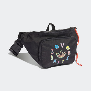 adidas ORIGINALS WAISTBAG 中性腰包 HB6611 黑色