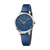 Calvin Klein CK 超然系列 蓝色表盘石英手表时尚百搭